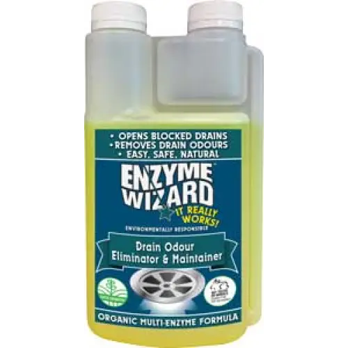 Enzyme Wizard Drain Odour Eliminator & Maintainer 1L RTU -