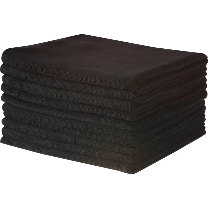 Filta 40cm x 40cm Microfibre Cleaning Cloth Black - Cleaning
