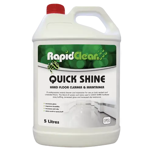RapidClean Quick Shine Floor Finish 5L - Philip Moore Cleaning Supplies Christchurch