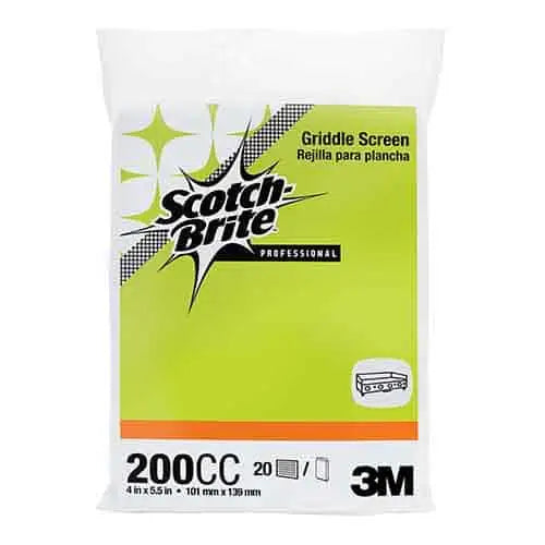 3M Griddle Cleaning Screens - 20 Pack - Scrubber