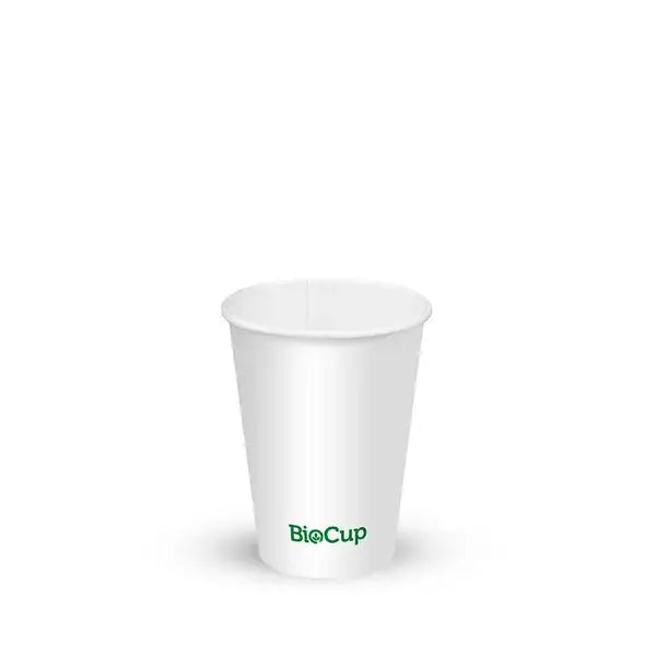 BioPak 200ml/7oz Cold Paper Water Biocups - 50 Cups -