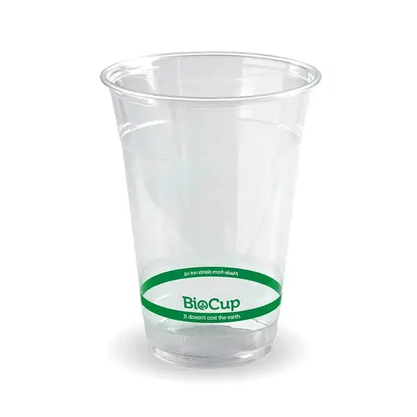 BioPak 500ml Clear BioCups - 50 Cups - Philip Moore Cleaning Supplies Christchurch