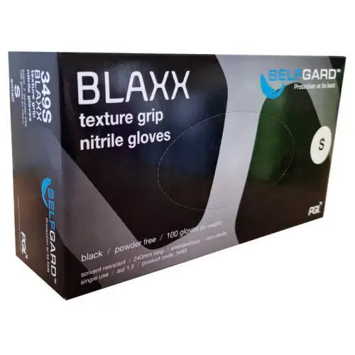 Blaxx Texture Grip Nitrile Gloves - Large - Gloves