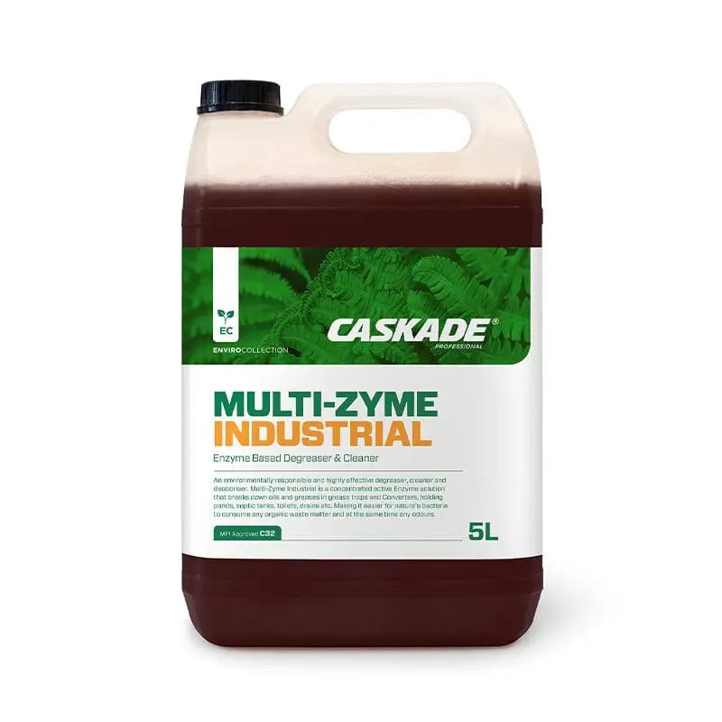 Caskade Multizyme Industrial 5L - Philip Moore Cleaning Supplies Christchurch