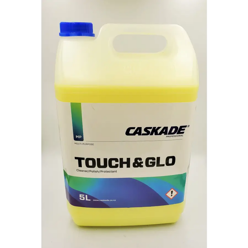 Caskade Touch & Glo Furniture Polish 5L - Philip Moore Cleaning Supplies Christchurch