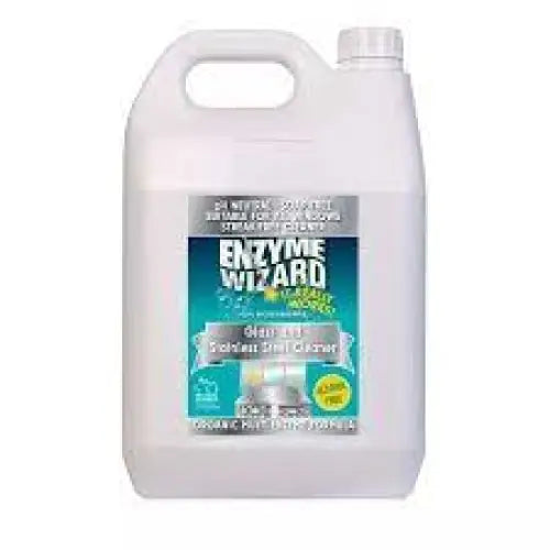 Enzyme Wizard Glass and Stainless Steel Cleaner 5L - Philip Moore Cleaning Supplies Christchurch