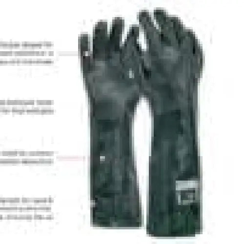 Esko Green Shield Chemical Gauntlet Gloves - Gloves