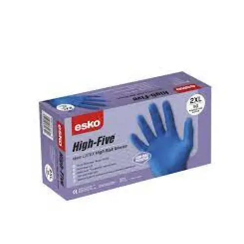 Esko High Five High Risk Latex Gloves - XL - Gloves