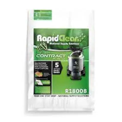 Filta Rapidclean Thrift/Contract Pro Vacuum Bags - Pack of 5