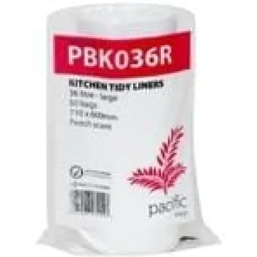 Kitchen Tidy Liner 36L Roll - Philip Moore Cleaning Supplies Christchurch