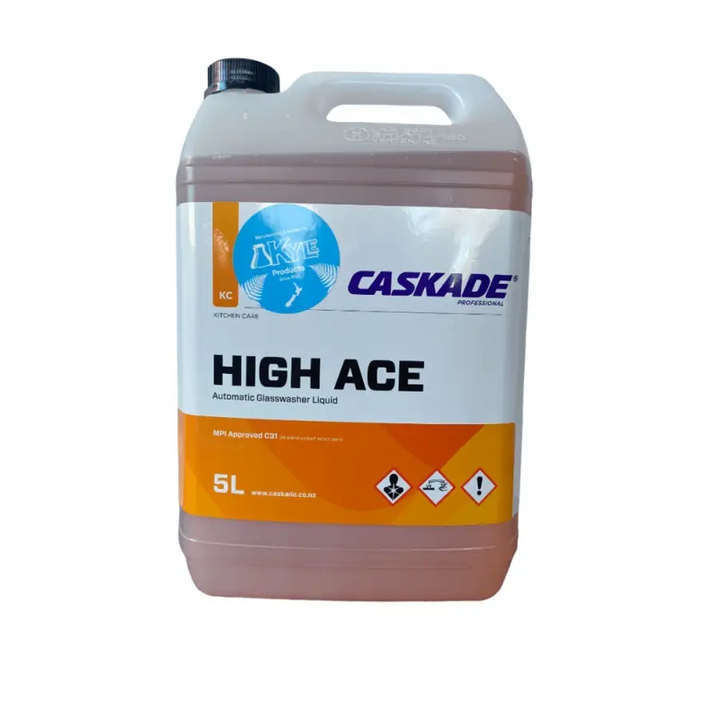 Kyle/Caskade Products High Ace Auto Glass Wash 5L - Philip Moore Cleaning Supplies Christchurch