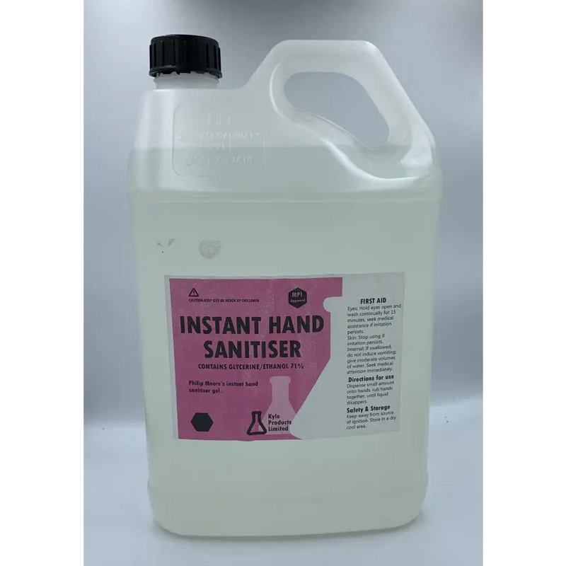 5 litre Kyle Products 71% Instant Hand Sanitiser - Philip Moore