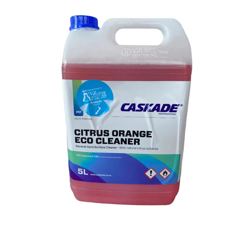 Kyle/Caskade Products Citrus Orange Eco Cleaner 5L - Philip Moore Cleaning Supplies Christchurch