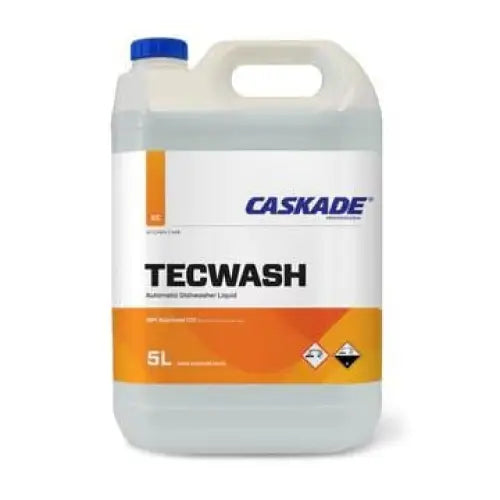 Kyle/Caskade Products Tecwash Auto Dishwash Liquid 5L - Philip Moore Cleaning Supplies Christchurch