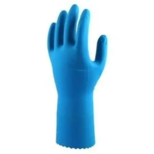 Lynn River - Blue Superior Rubber Gloves (Single Pair) - Philip Moore Cleaning Supplies Christchurch