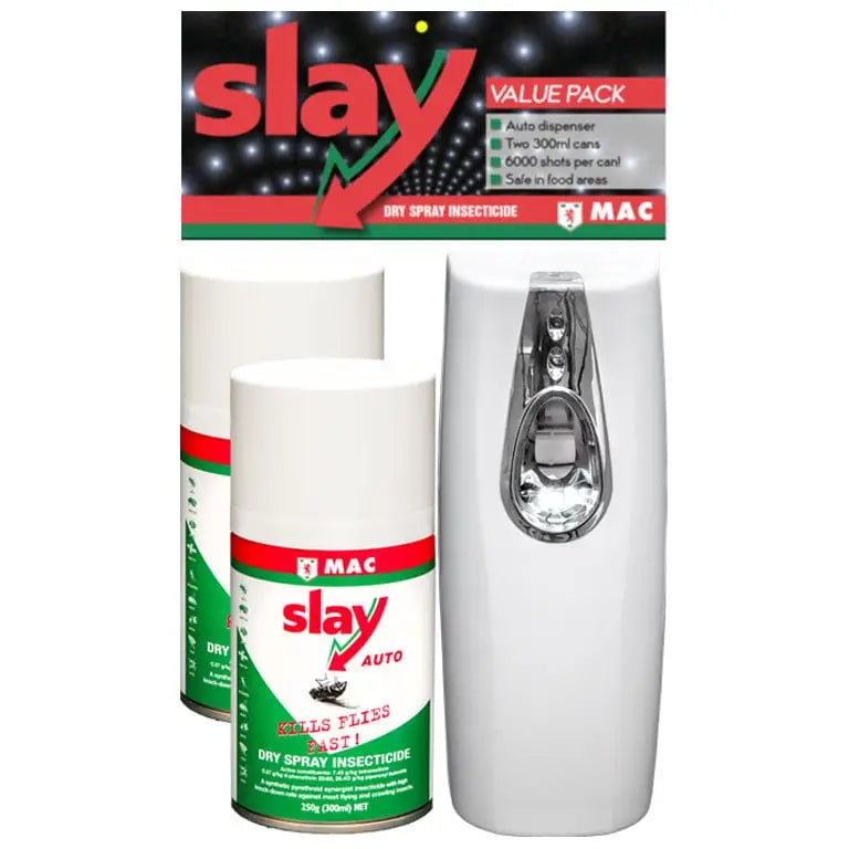Mac Slay Insecticide Refill 300ml - Twin Pack With Dispenser