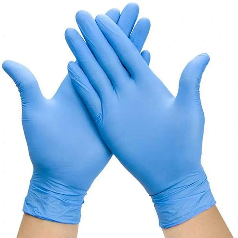 Comfort Touch Blue Nitrile Gloves Medium - Pack of 100 - Philip Moore Cleaning Supplies Christchurch