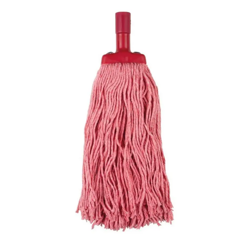 400G Red Janitor Mop Head - Philip Moore Cleaning Supplies Christchurch