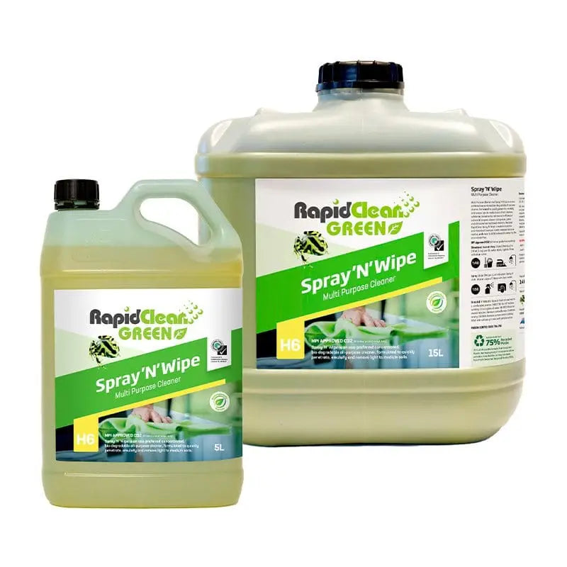 RapidClean Green Spray N Wipe - 15L - Philip Moore Cleaning Supplies Christchurch