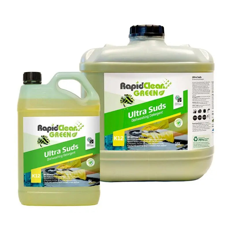 RapidClean Green Ultra Suds - 15L - Philip Moore Cleaning Supplies Christchurch