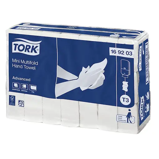 Tork T3 Mini Multifold Hand Towel - Philip Moore