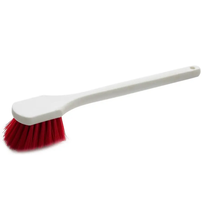 TRUST GONG Cleaning Brush Long Handle - RED - Philip Moore Cleaning Supplies Christchurch