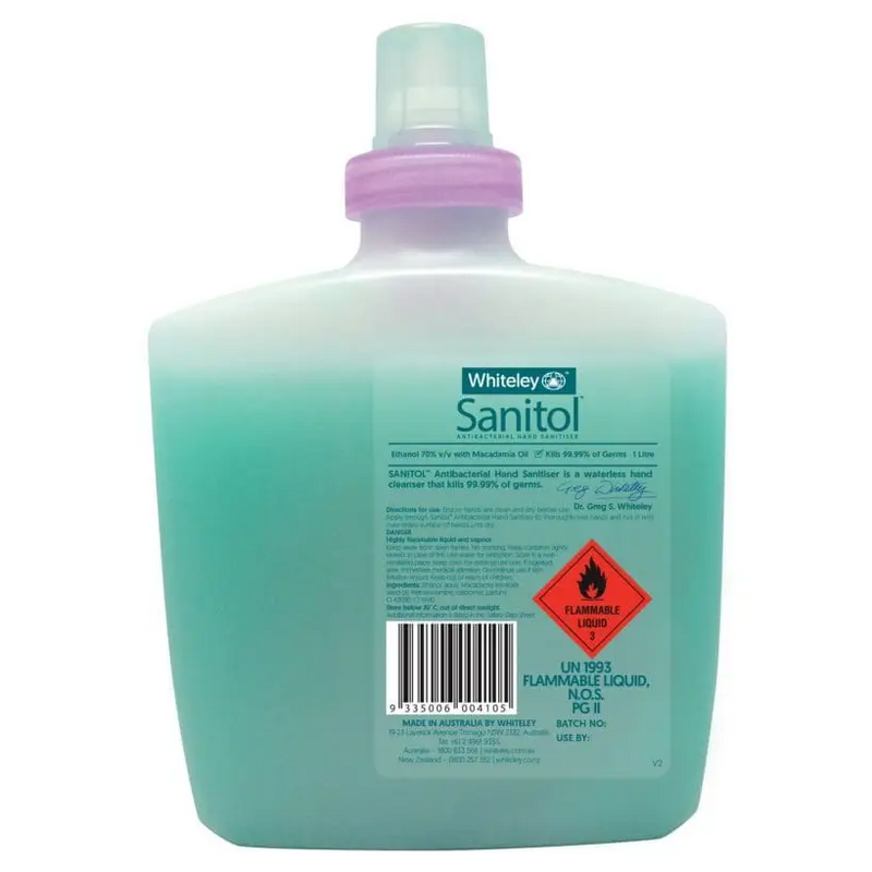 Whiteley Sanitol 1L Pods. - Philip Moore Cleaning Supplies Christchurch