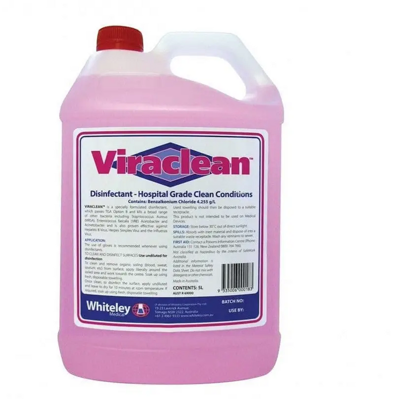 Whiteley Viraclean 5L - Philip Moore Cleaning Supplies Christchurch